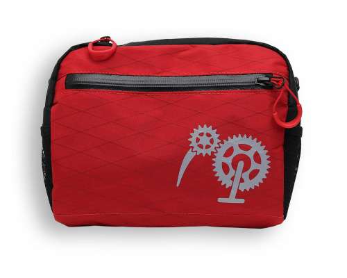 ROBO-KIWI Bikepacking Handlebar Bags - Cafe Bag XP - red