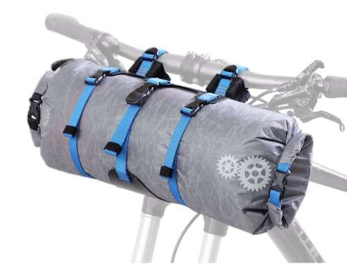 ROBO-KIWI Bikepacking Handlebar Bags - Front Harness Dry Bag UL - grey