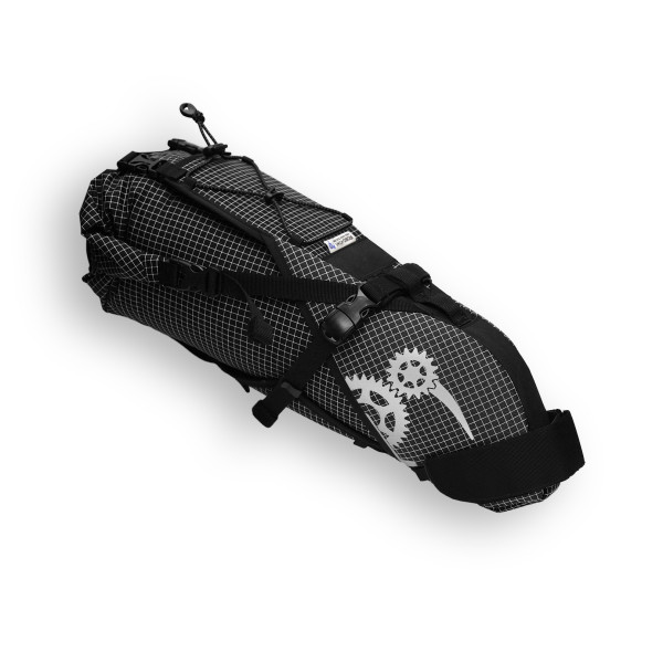ROBO-KIWI Bikepacking Saddle Bags - Rear Harness + Dry Bag DGS - black (1)